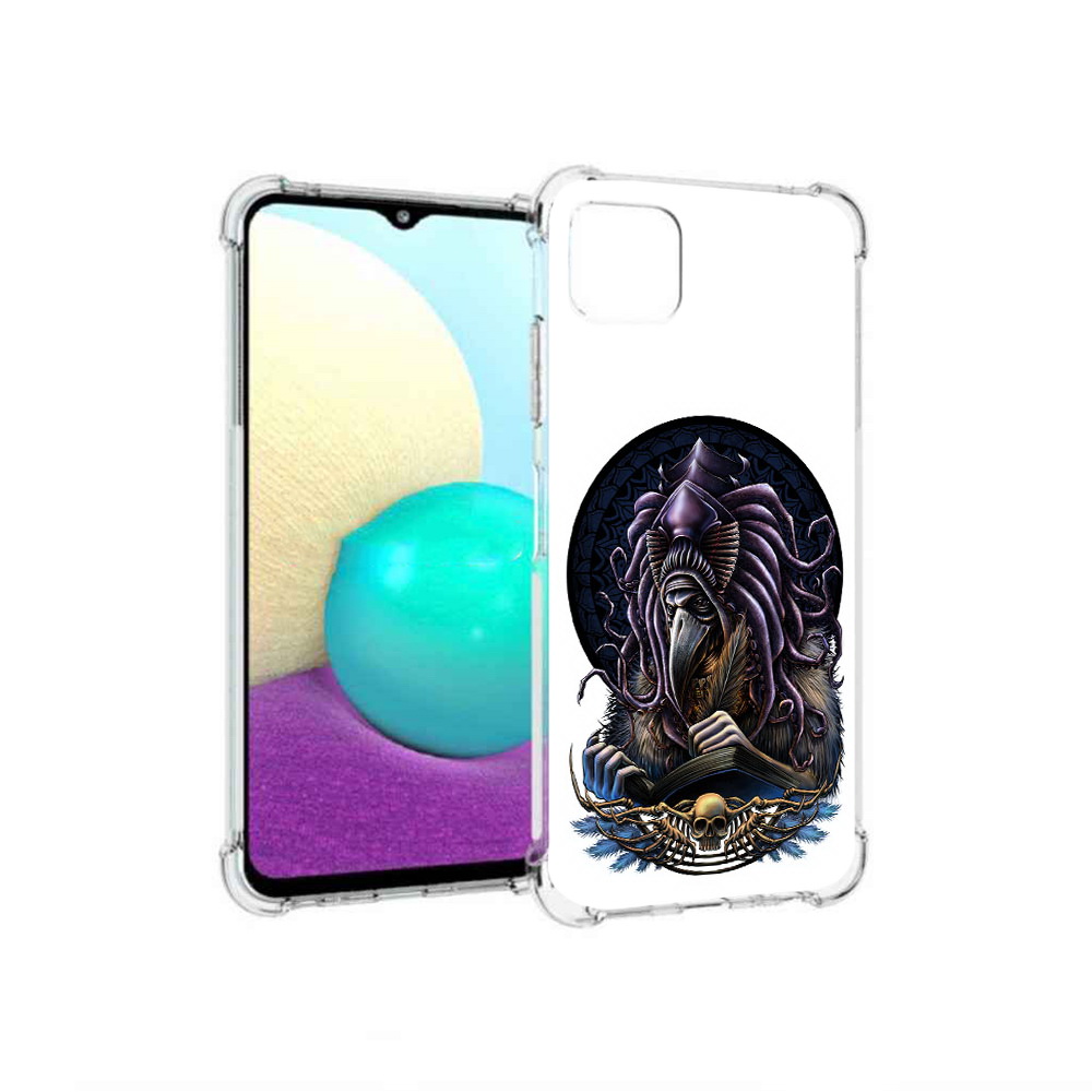 

Чехол MyPads Tocco для Samsung Galaxy A22 умный ворон, Прозрачный, Tocco