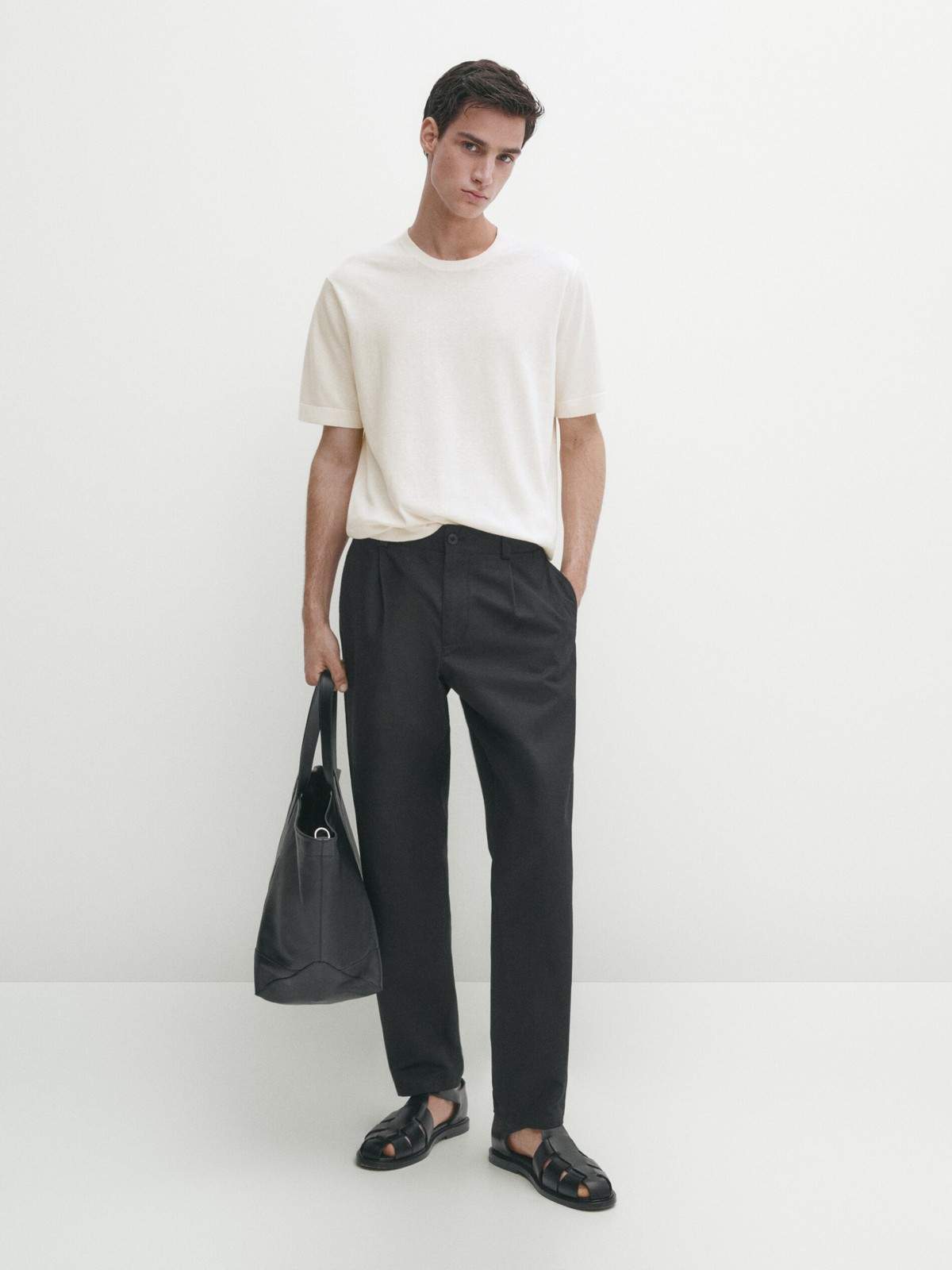 

Футболка мужская Massimo Dutti 0943/349-I2024 белая M, Белый, 0943/349-I2024