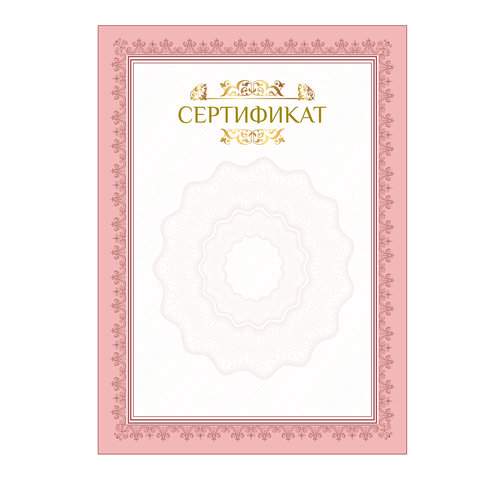 

Сертификат BRAUBERG, бланк А4, арт. 128373 - (20 шт.)