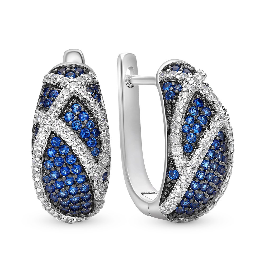 

Серьги из серебра с фианитом 585Gold 702005972, 702005972