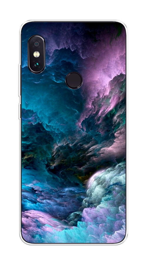 

Чехол на Xiaomi Redmi Note 5/Note 5 Pro "Загадочное небо", Синий;фиолетовый, 32750-2
