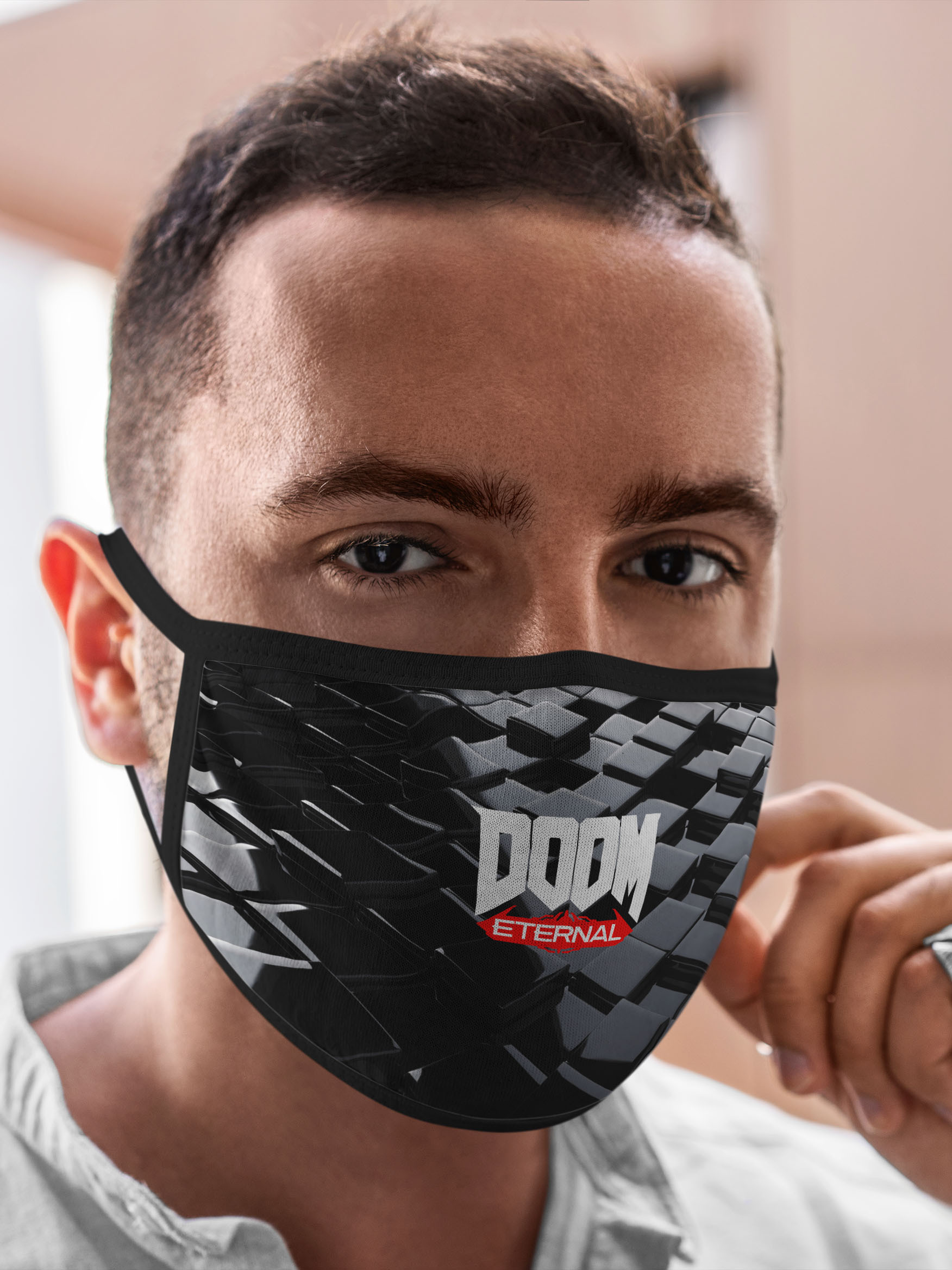 

Многоразовая маска унисекс Burnettie Doom Blocks, Разноцветный, Doom Blocks
