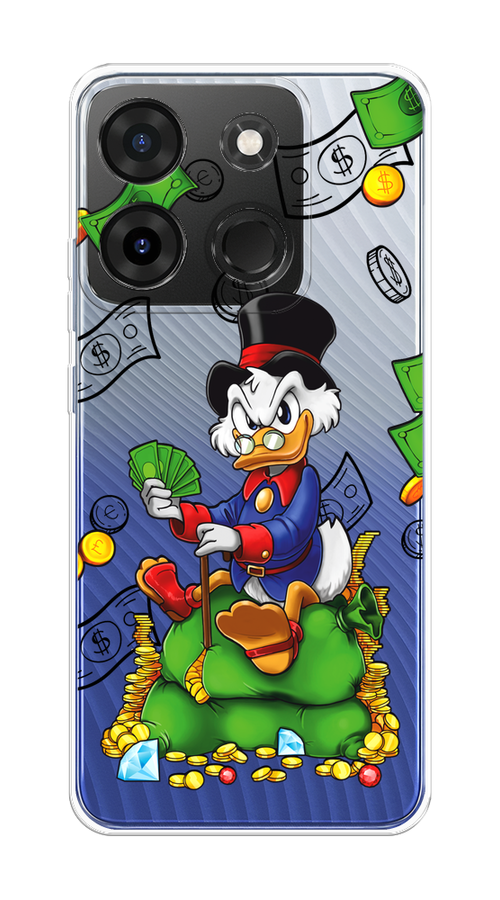 

Чехол на Infinix Smart 7 Plus "Scrooge Richness", Черный;синий;зеленый, 3103950-1