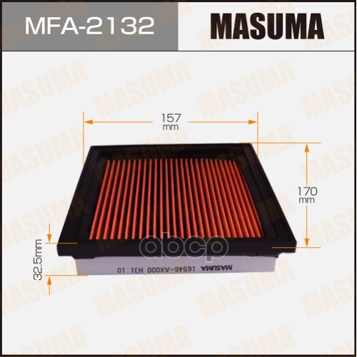 

MASUMA MFA2132 Воздушный фильтр A-2009 MASUMA (1/40) Пропитка