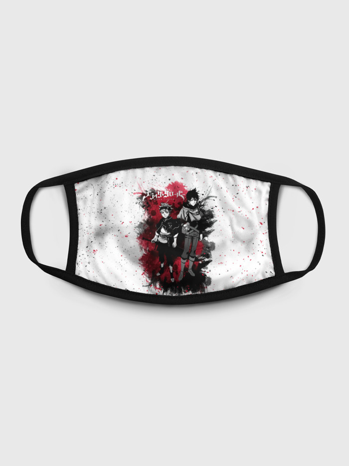 

Многоразовая маска унисекс Burnettie Чёрный Клевер Аста И Юно, Разноцветный, Чёрный Клевер Аста И Юно