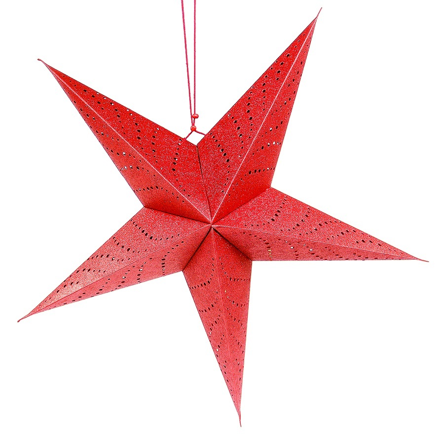 фото Led-светильник enjoyme подвесной star 60 см, красный (en_ny0061)