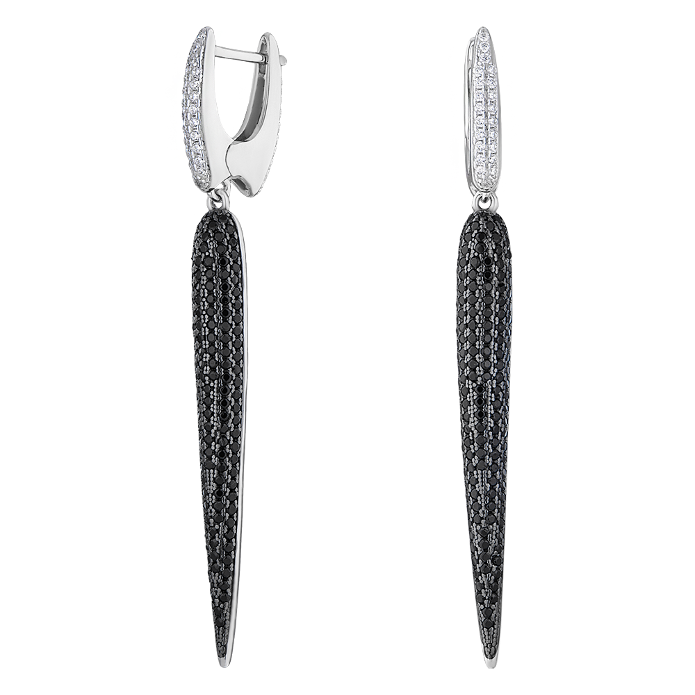 

Серьги из серебра с фианитом ЮВЕЛИР КАРАТ B14423-E, B14423-E