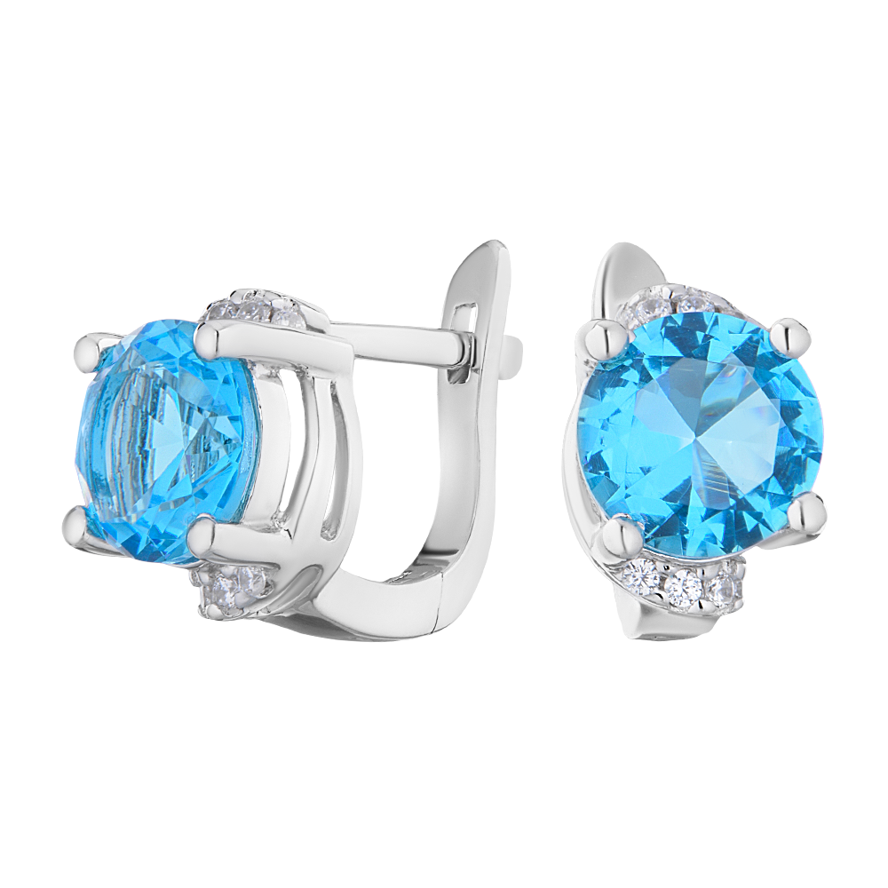 

Серьги из серебра с фианитом ЮВЕЛИР КАРАТ A4092E3SK, A4092E3SK