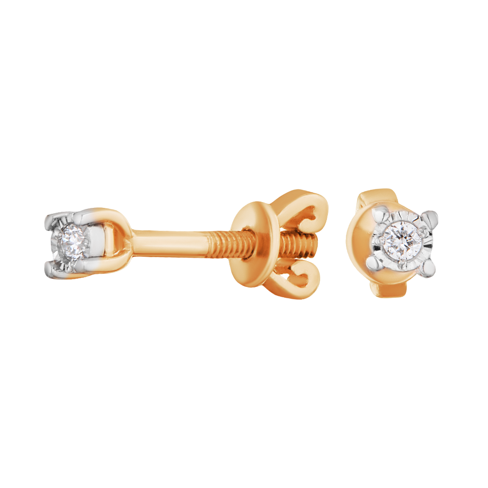 

Серьги из красного золота с бриллиантом ЮВЕЛИР КАРАТ 3226028/91, 3226028/91