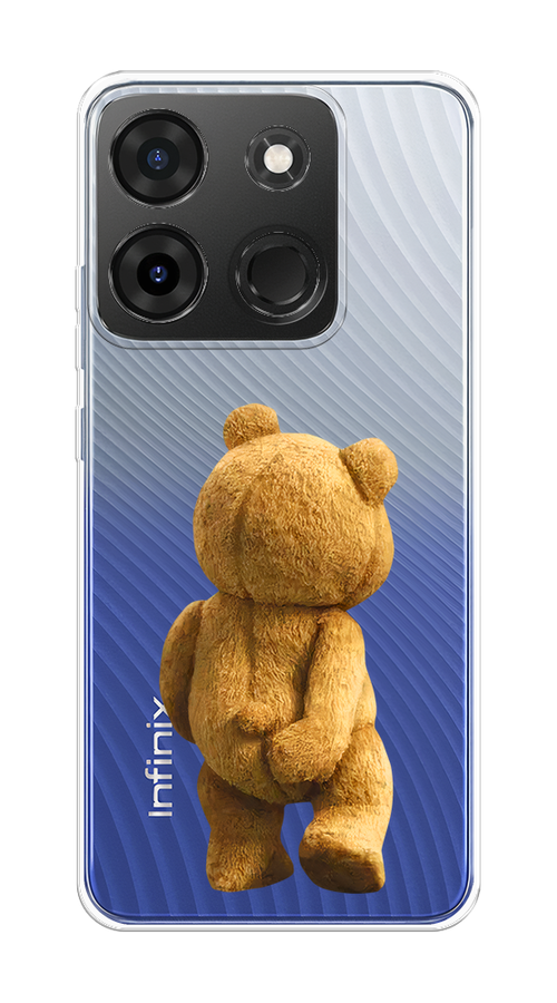 

Чехол на Infinix Smart 7 Plus "Медвежья спина", Коричневый;прозрачный, 3103950-1