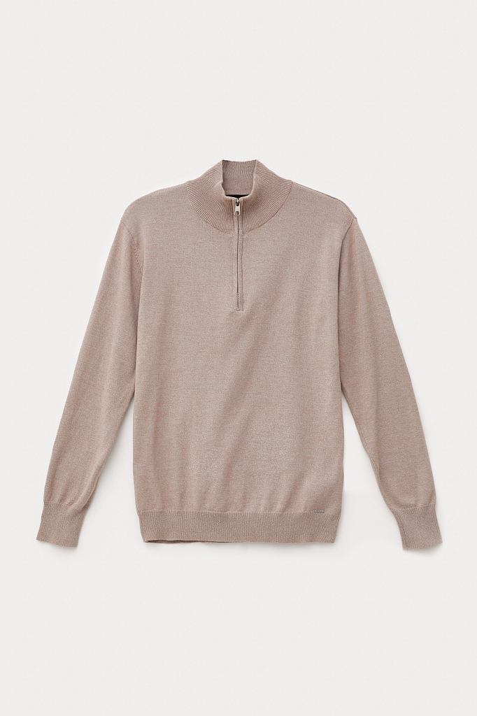 

Джемпер мужской Finn Flare BAS-20112 бежевый S, BAS-20112