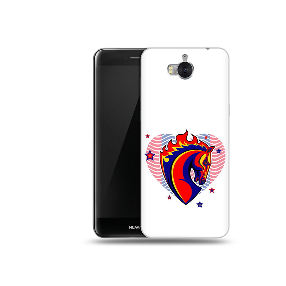 

Чехол MyPads Tocco для Huawei Y5 ФК ЦСЛ Лошадь (PT91582.58.180), Прозрачный, Tocco