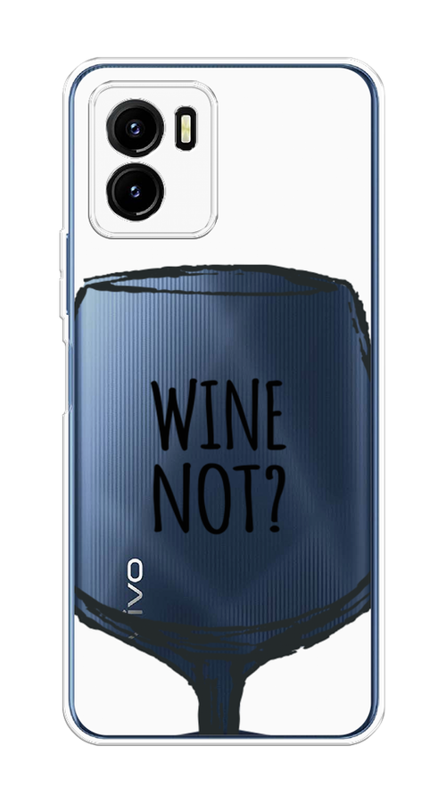 

Чехол на Vivo Y15s "Wine not white", Белый, 265650-6