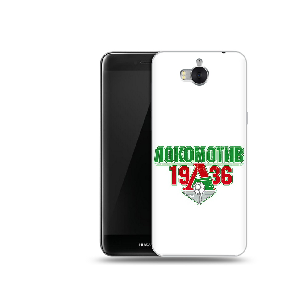 

Чехол MyPads Tocco для Huawei Y5 ФК локомотив 1936 (PT91582.58.182), Прозрачный, Tocco