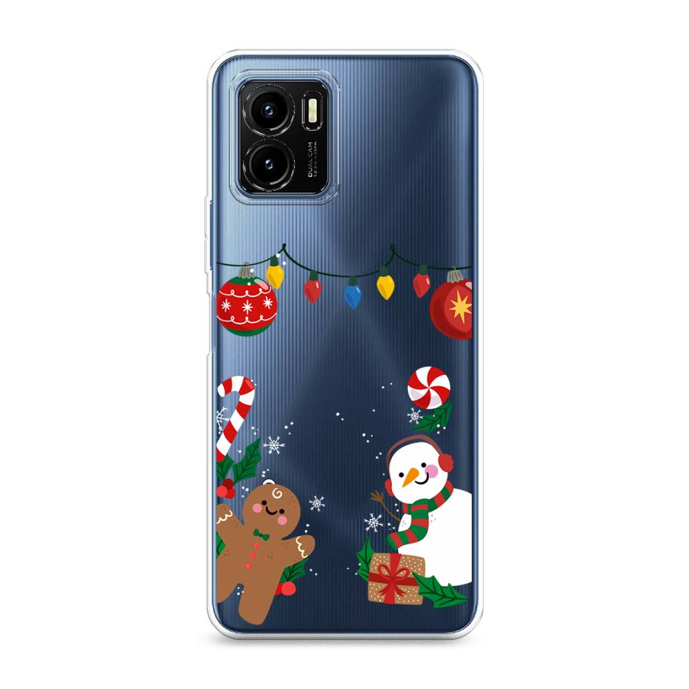 

Чехол для Vivo Y15s "Новогоднее настроение", Коричневый;красный;зеленый, 265650-5