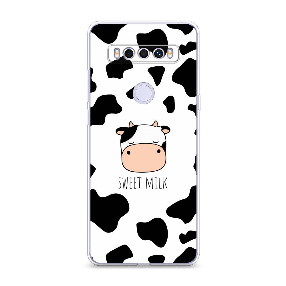 

Чехол для TCL 10 SE "Sweet milk", Розовый;белый;черный, 290150-1