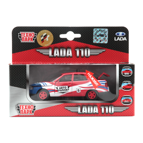 

Машинка Технопарк Lada 110, Красный