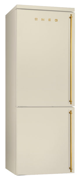 фото Холодильник smeg fa8003ps beige/gold