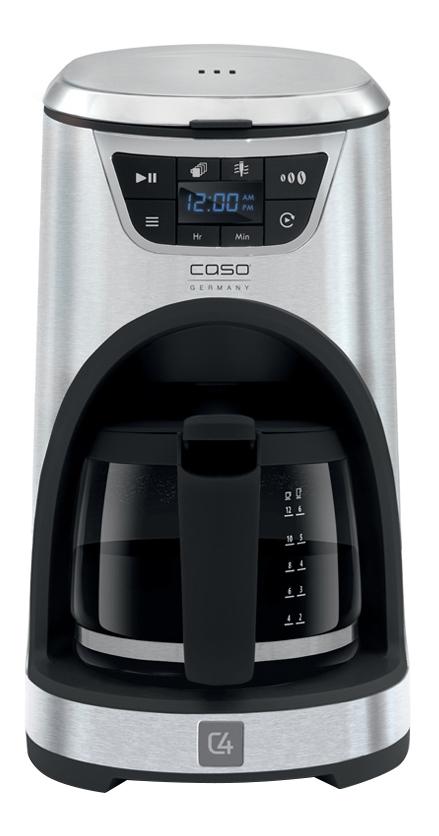 Кофеварка капельного типа CASO NOVEA C4 Silver/Black кофеварка капельного типа caso coffee compact electronic