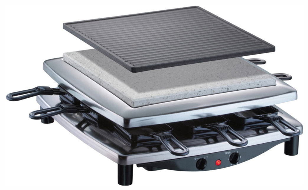 Раклетница Steba RC 3 Plus Chrom гриль раклетница steba rc 3 raclette grill