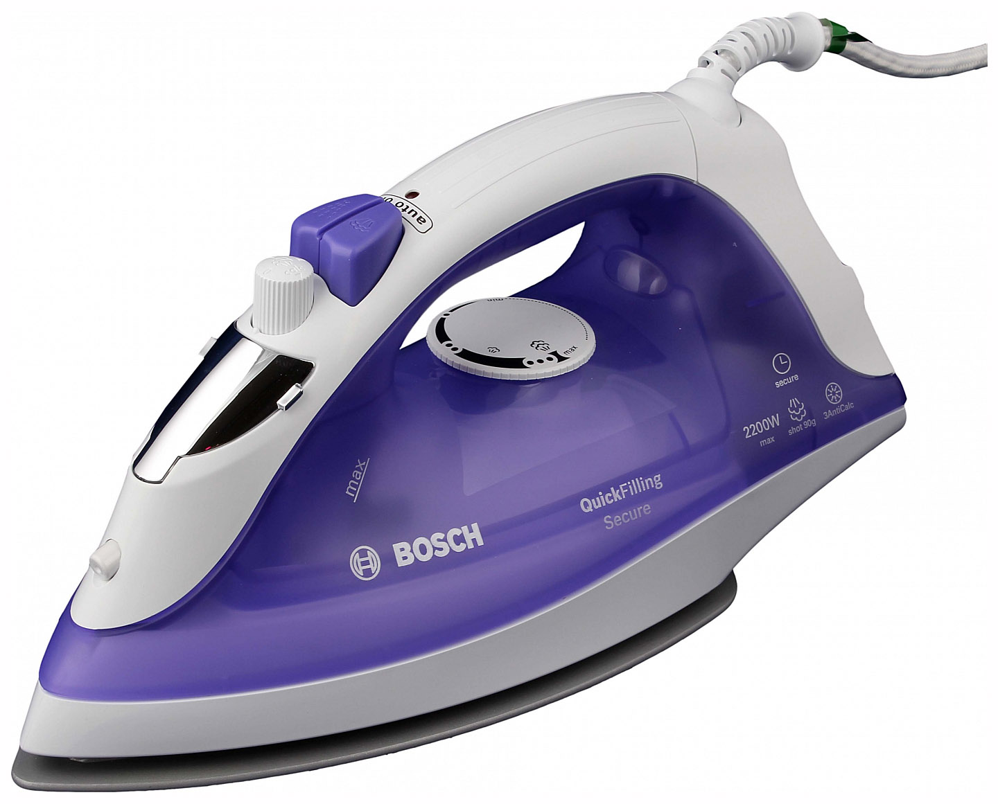 фото Утюг bosch quick filling tda2377 white/purple