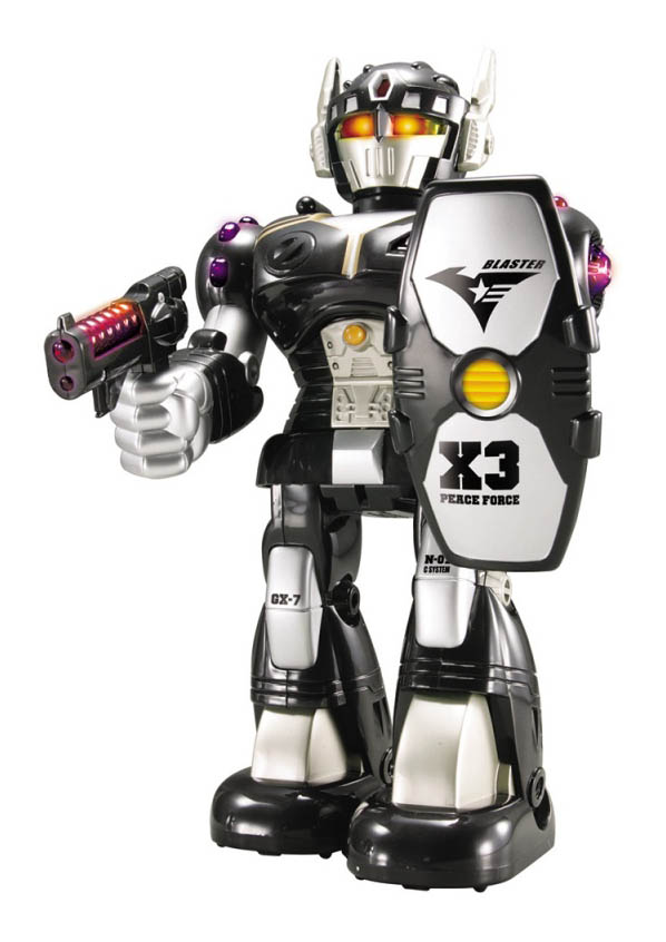 

Робот-воин Happy Kid Toy 3570T черный, Робот-воин