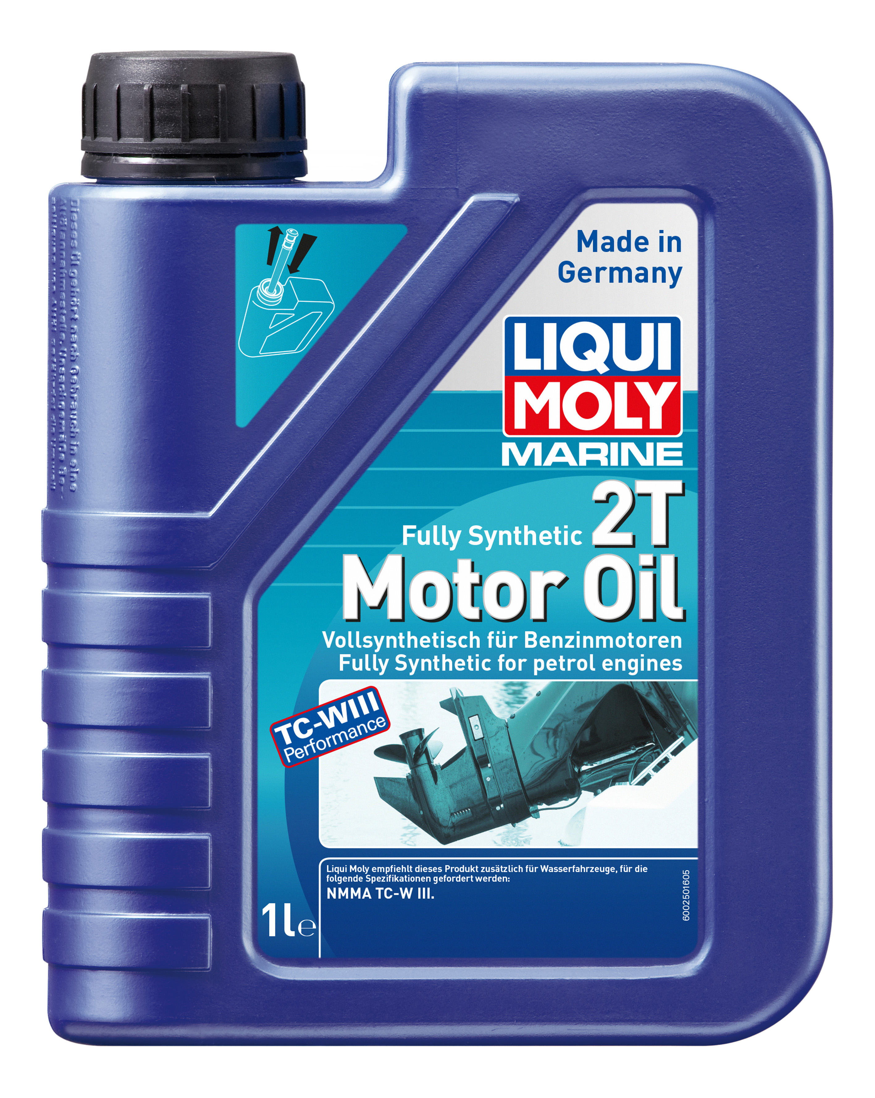 фото Liquimoly синт, мот,масло д/водн,техн, marine fully synthetic 2t motor oil liqui moly