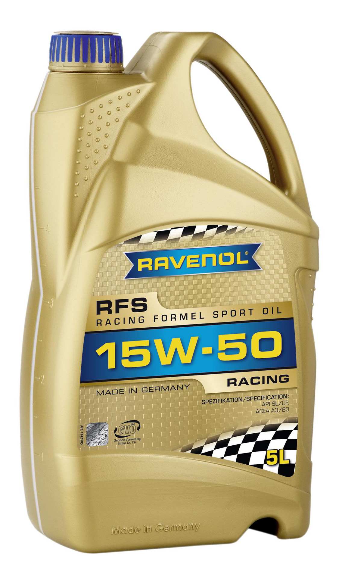 фото Моторное масло ravenol racing formel sport sae 15w-50 5л