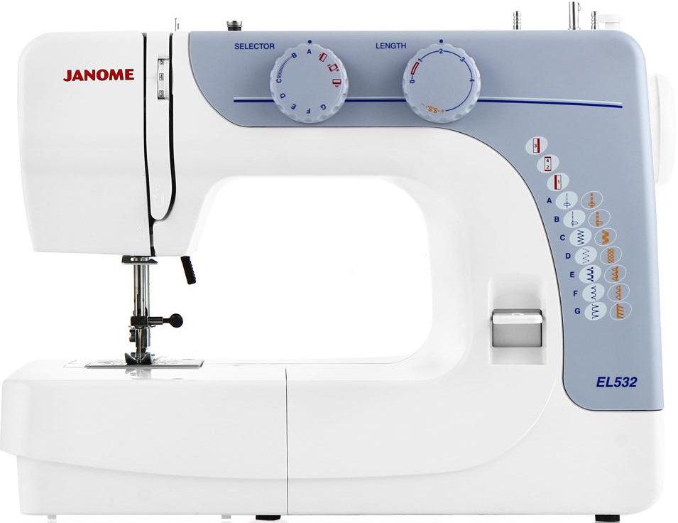 Швейная машина Janome EL 532 распошивальная машина janome cover pro ii