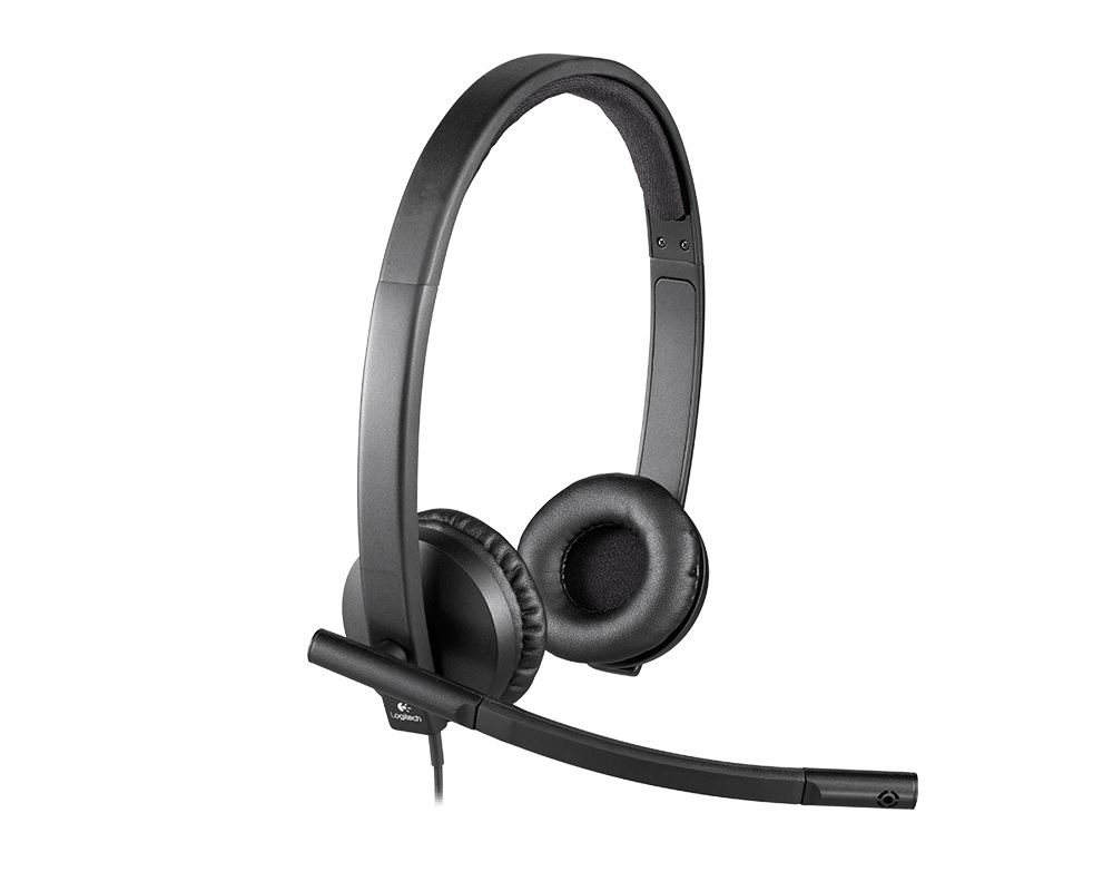 фото Гарнитура logitech h570e stereo black