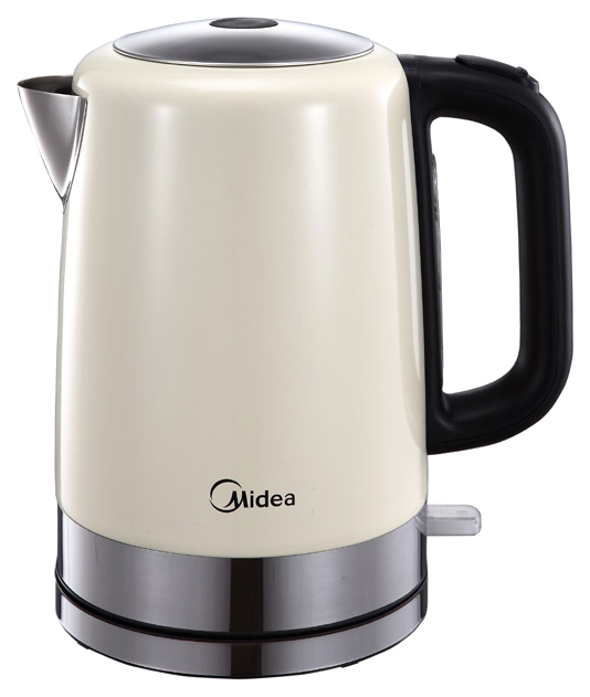 фото Чайник электрический midea mk-8055 black/beige