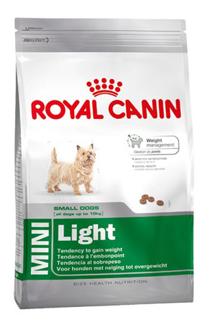 фото Сухой корм для собак royal canin light mini, птица, 0.8кг