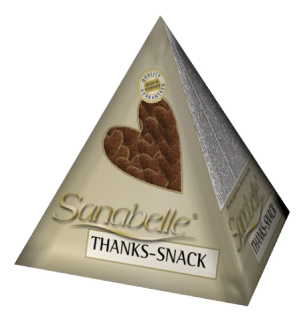 фото Лакомство для кошек sanabelle thanks snack фигурки для нормализации пищеварения, 20 г