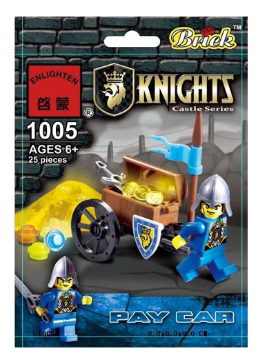 

Конструктор пластиковый Enlighten Brick Pay Car, Рыцарь