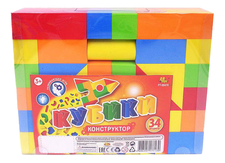 

Детские кубики ABtoys PT-00478, Кубики