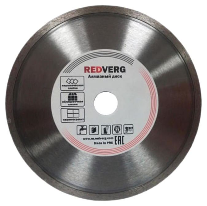 Диск отрезной алмазный RedVerg 6621284 900121 универсальный сегментный алмазный диск redverg
