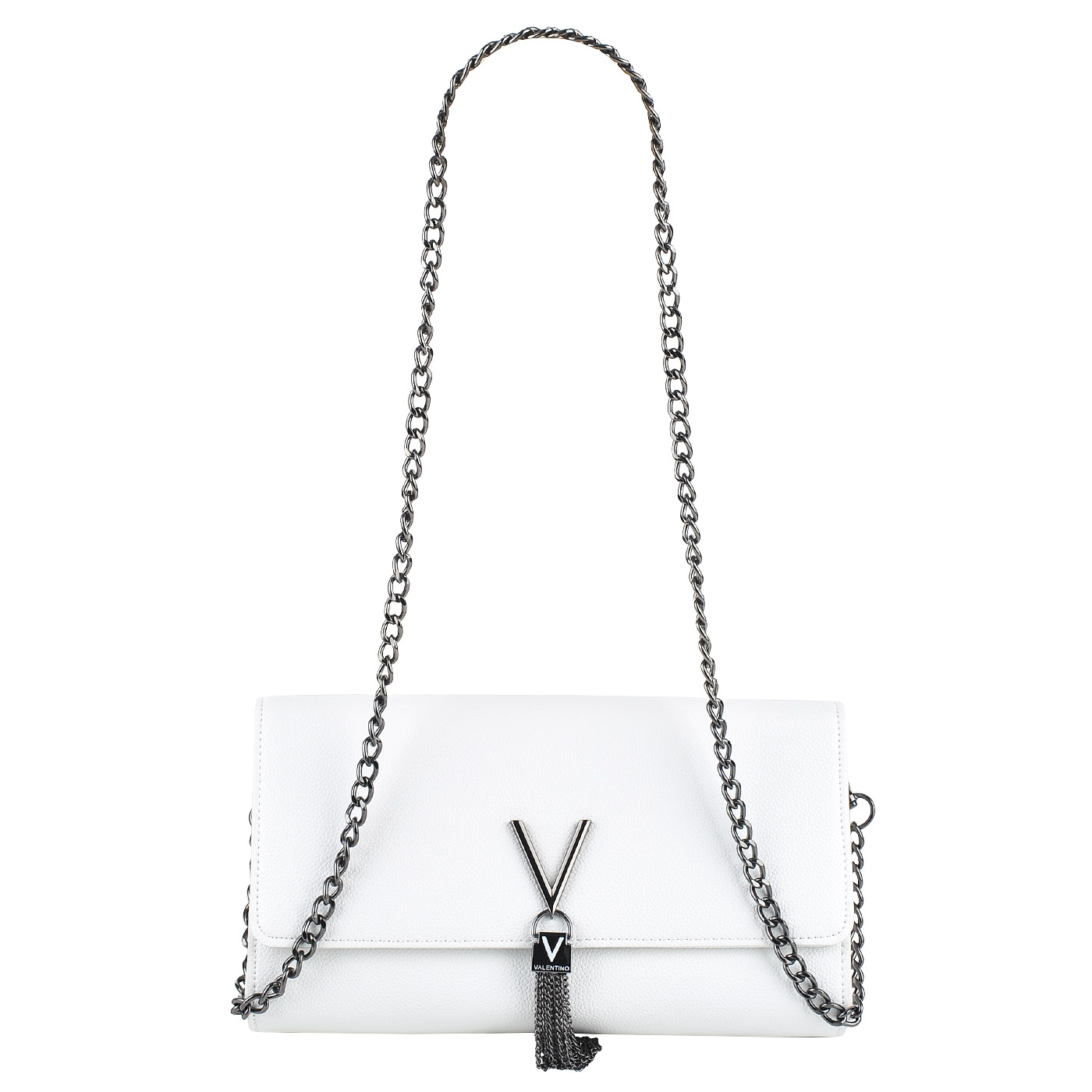 фото Клатч женский valentino divina offwhite