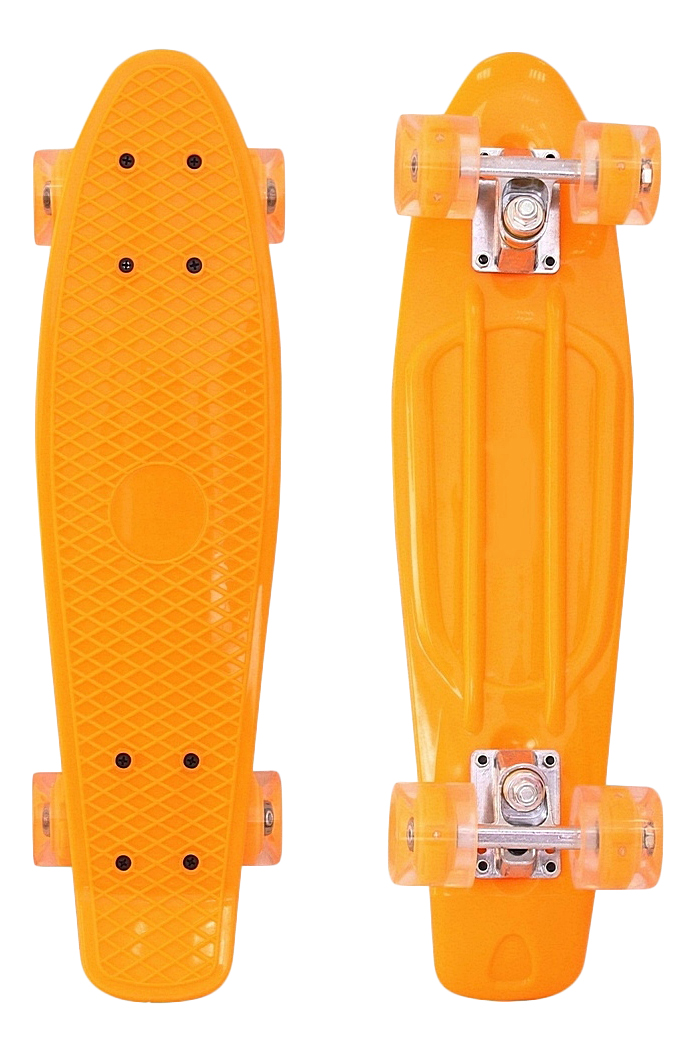 Скейтборд детский R-TOYS Classic 22 56x15 см, оранжевый