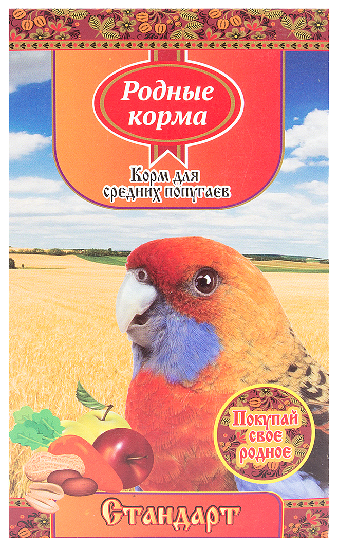 фото Основной корм родные корма для попугаев 400 г