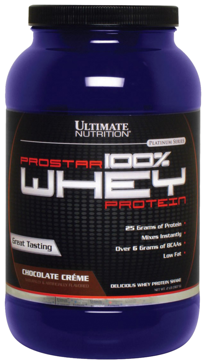 фото Протеин ultimate nutrition prostar 100% whey protein, 900 г, chocolate creme