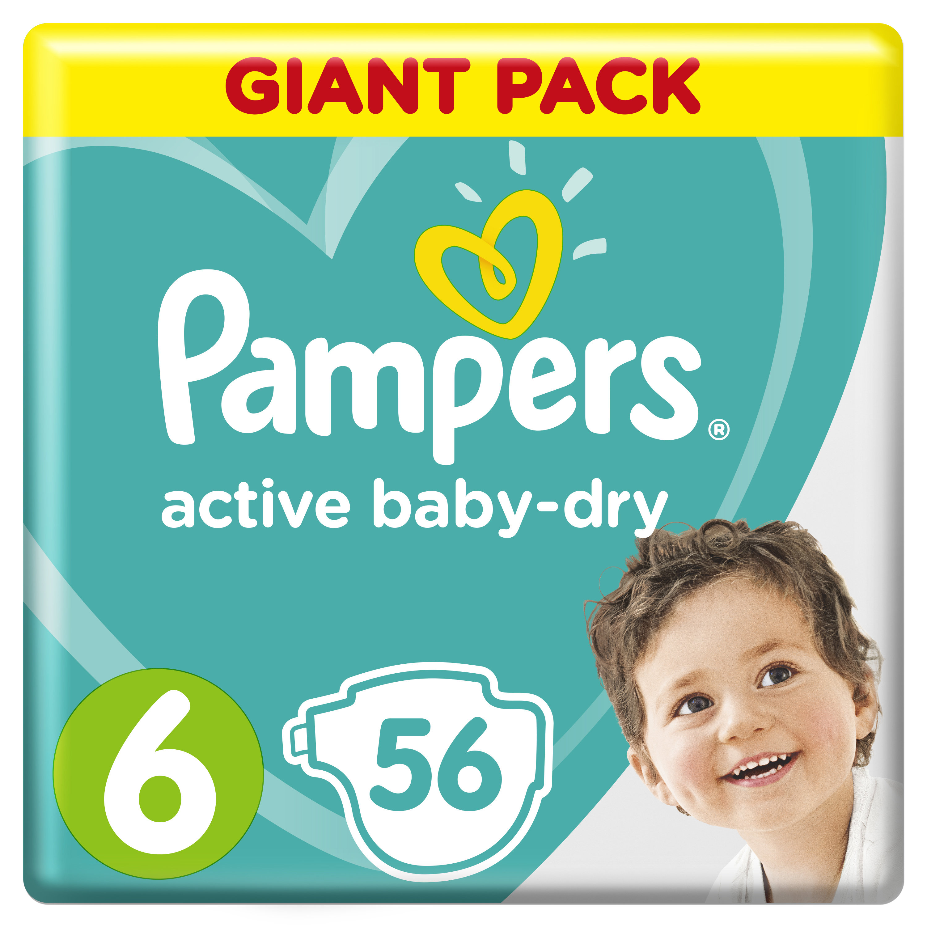 фото Подгузники pampers active baby-dry extra large (13-18 кг) 56 шт.