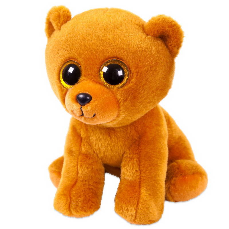 Купить Мягкая игрушка ABtoys Медвежонок, бурый, 24 см,