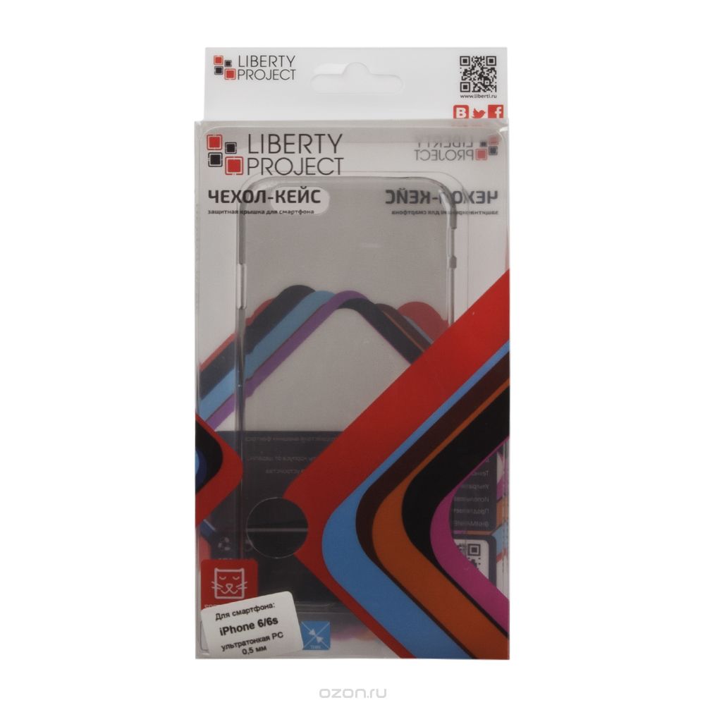 фото Чехол 'lp' для iphone 6/6s tpu (black) коробка liberty project