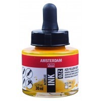 

Акриловые чернила Royal Talens Amsterdam №270 желтый насыщенный АЗО 30 мл