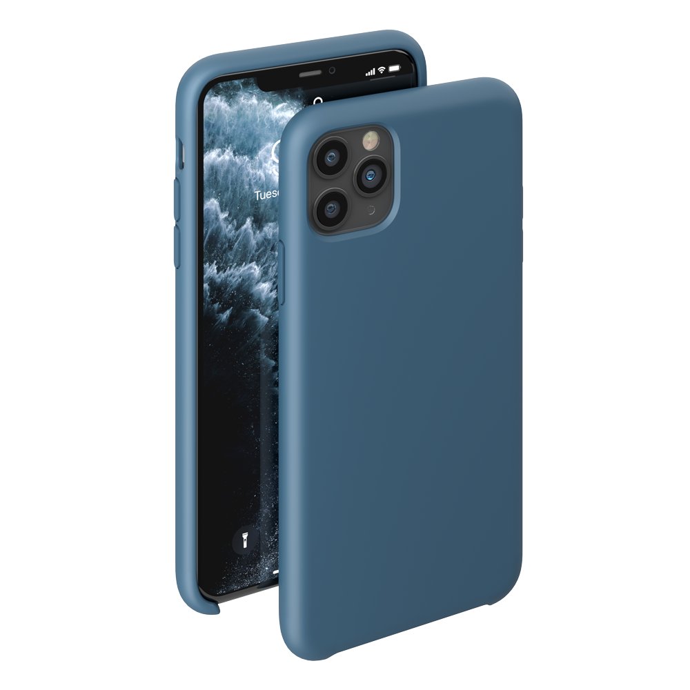 фото Чехол deppa liquid silicone case для apple iphone 11 pro max (blue)