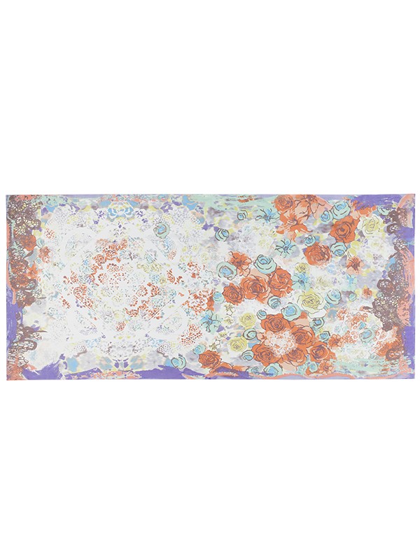 

Палантин женский Eleganzza B01-3185 фиолетовый, B01-3185