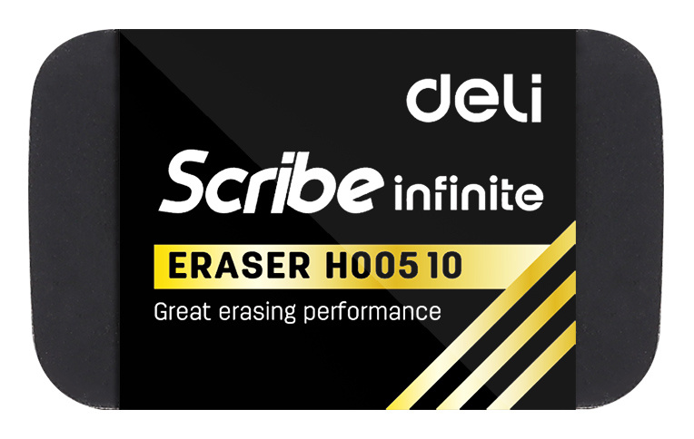 

Ластик Deli EH00510 Scribe Infinite 20x10x40мм черный индивидуальная картонная упаковка