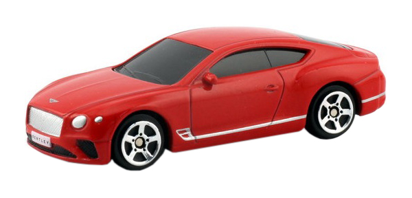 Машина металлическая RMZ City 1:64 The Bentley Continental GT 2018 (цвет красный)