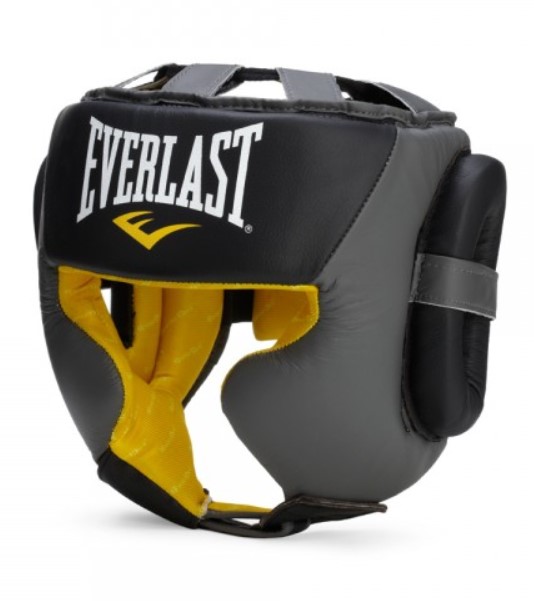 Шлем боксерский Everlast C3 Professional Sparring, S-M, нат. кожа