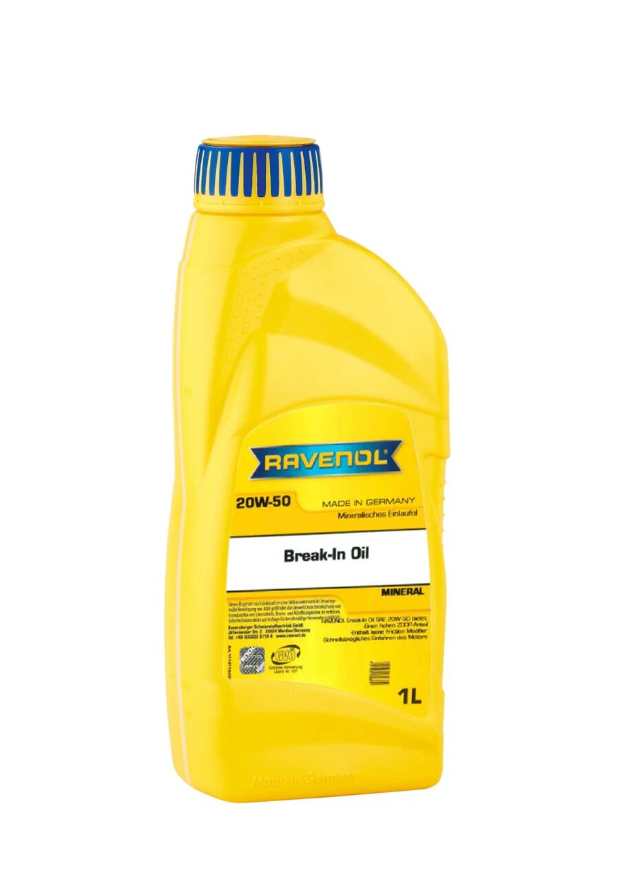 фото Моторное масло ravenol break-in oil sae 20w-50 1л